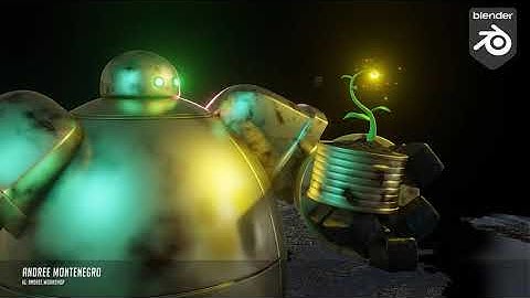 Robot like ZOG - Blender 2.83.5 - Time Lapse - Hard Surface Modeling