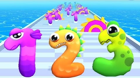 Max Level in Number Run: Merge 3D Math