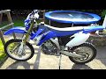 2007  YAMAHA WR250F first start after uncorking mods.