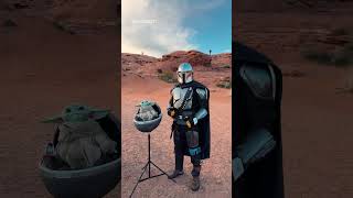 This photoshoot was straight out of The Mandalorian 🛡️🗡️