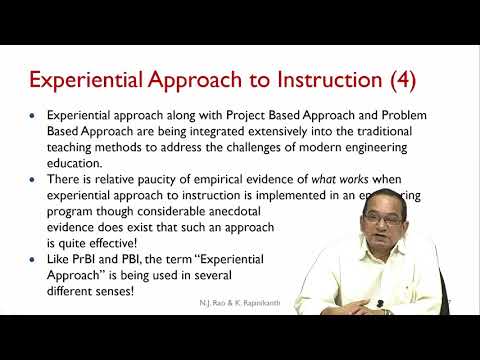 noc19 ge17 lec31 Experiential Approach to Instruction