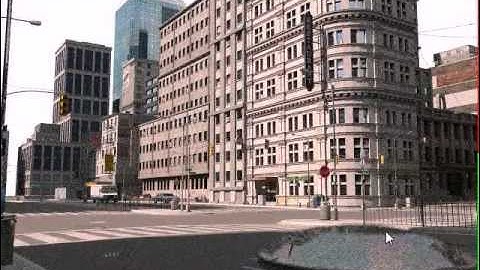 Real-time GPU path tracing: Urban Sprawl 2 fly-through