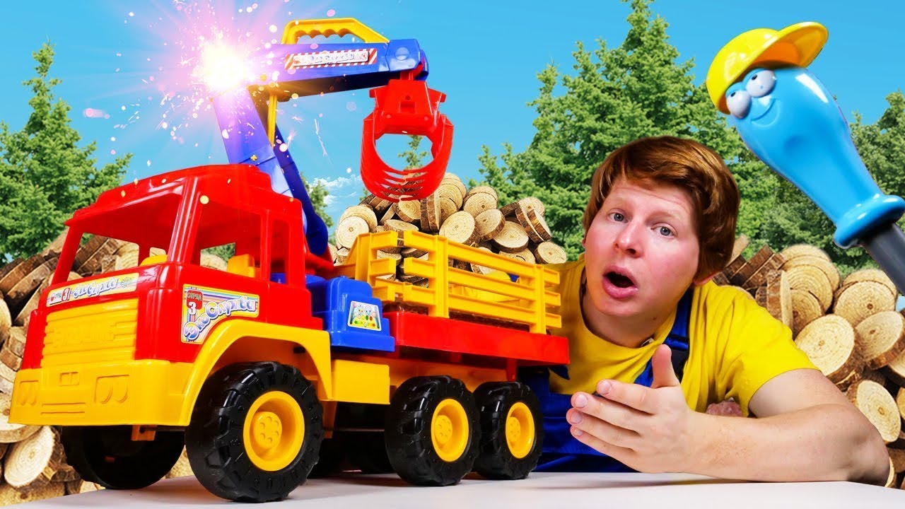 Игрушки мазы лесовозы