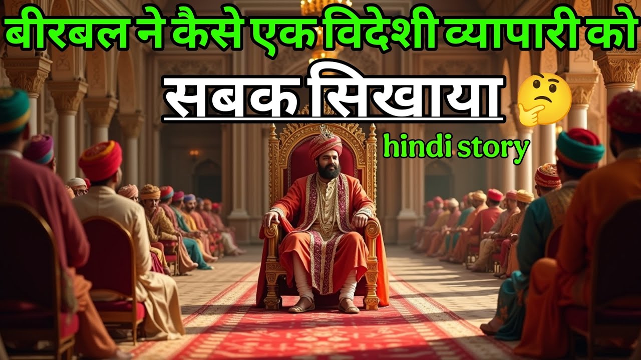 बीरबल ने कैसे एक विदेशी व्यापारी को सबक सिखाया | akbar birbal ki kahani | majedar story | kahaniya |