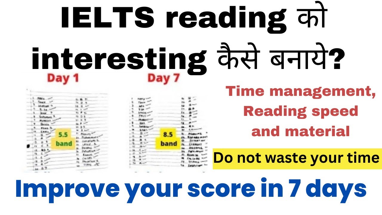 Secrets to improving your IELTS reading score Improve your score in 7 ...