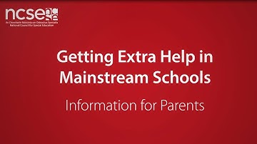 Getting Extra Help in Mainstream Schools - English Subtitled