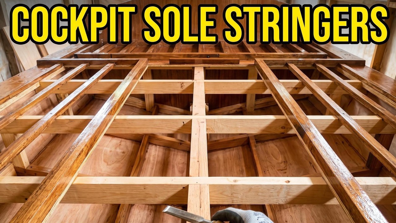 ⁣Cockpit Sole Part 2: Why Station 7 Is Bonded Differently &vert; Wooden Shoe Build