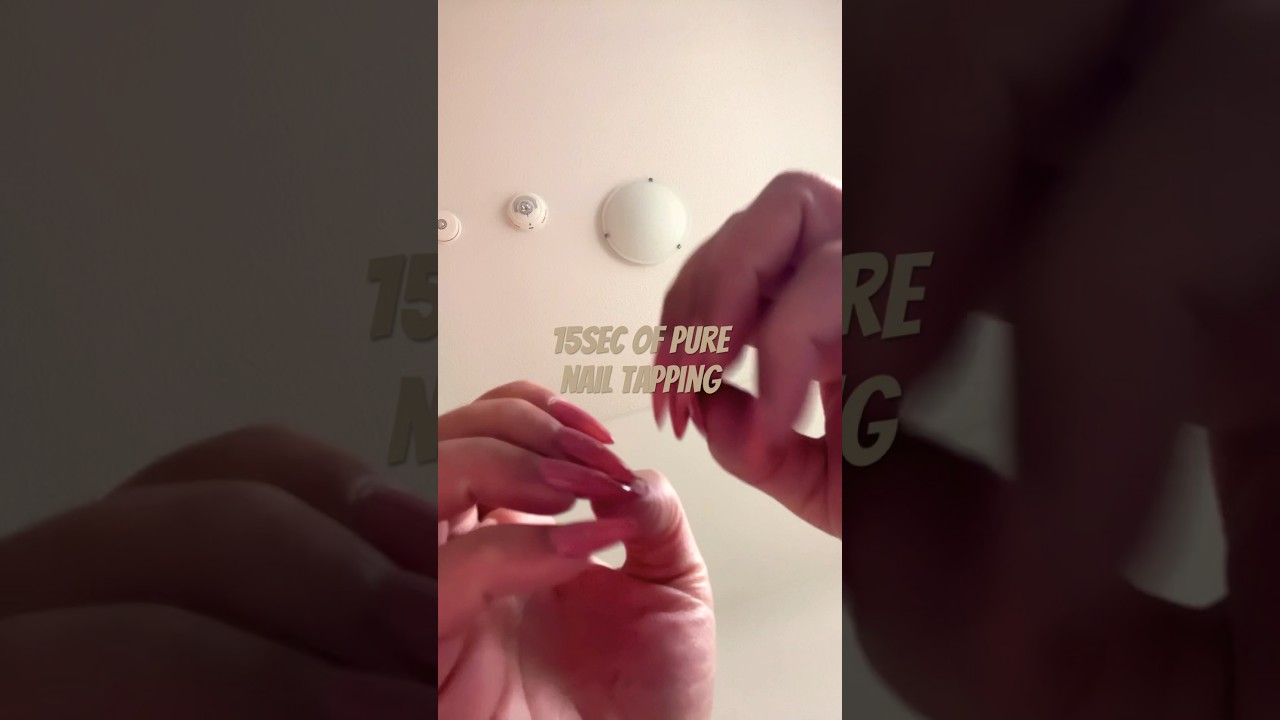 ASMR ~15secs of pure nail tapping, no talking 