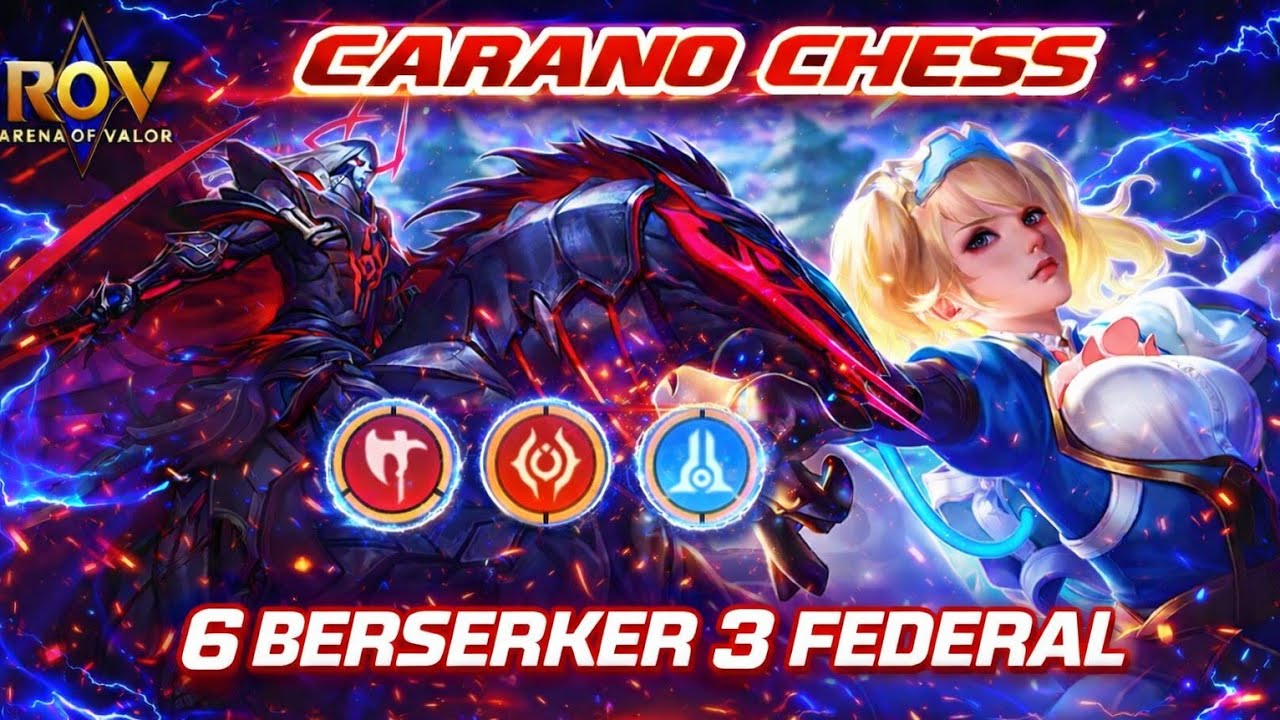 🎮ROV - Carano Chess : สุดยอดความโหด 6 ขวาน ตีเร็ว หวดกระจาย 