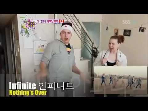 [HQ] INFINITE Woohyun's Cutest Reaction to Simon and Martina(EatYourKimchi)Reviewing Nothing's Over