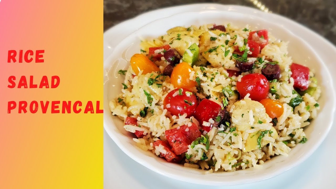 Summer Rice Salad Provençal YouTube