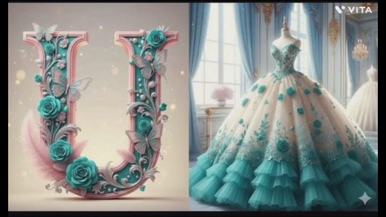 A to Z alphabet with your dream gown #Rabiya