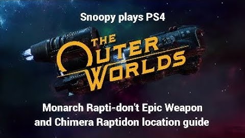 The Outer Worlds Monarch Rapti-don