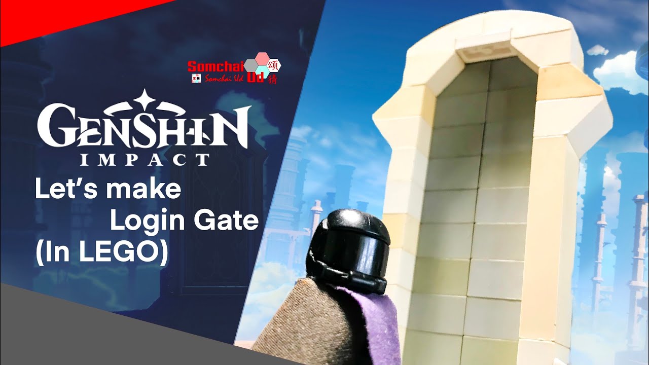 Daggry tilgivet marked Genshin Impact Let's make login gate! in LEGO MOC | Somchai Ud - YouTube