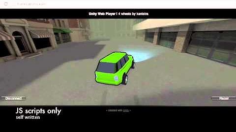 Unity 3D car test ("4 Wheels")