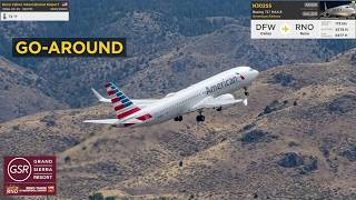 AAL324 | Go-Around and Second Approach at KRNO