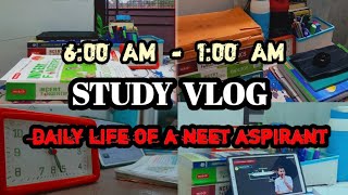 PRODUCTIVE STUDY VLOG 📚🔥 | a day in the life of a neet aspirant | XYLEMIAN 💚 | NEET 2024 |