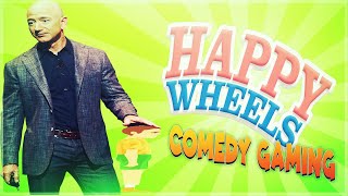 Happy Wheels - COMPETING IN AN OBSTACLE COURSE TO PROTECT MY PIE RECIPE - Comedy Gaming