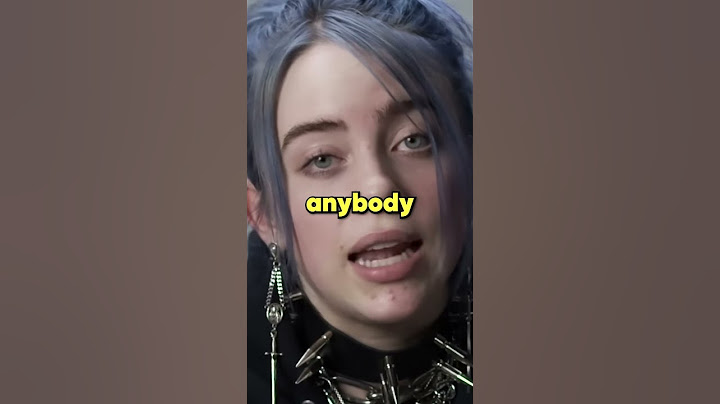 Saddest Billie Eilish Moment 🥺