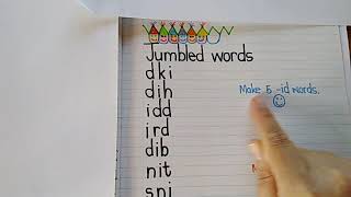 Day 23 Phonics - Jumbled words