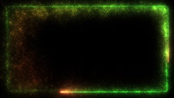 Green Magic Frame • Free Infinite Loop Motion Graphics Frame