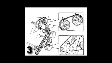 Volvo 2.3L 4cyl.DOHC Engine Timing Mark #shorts #volvo #engine #timing #mark