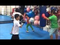 和泉ボクシングジム　サンドバッグ　20151014