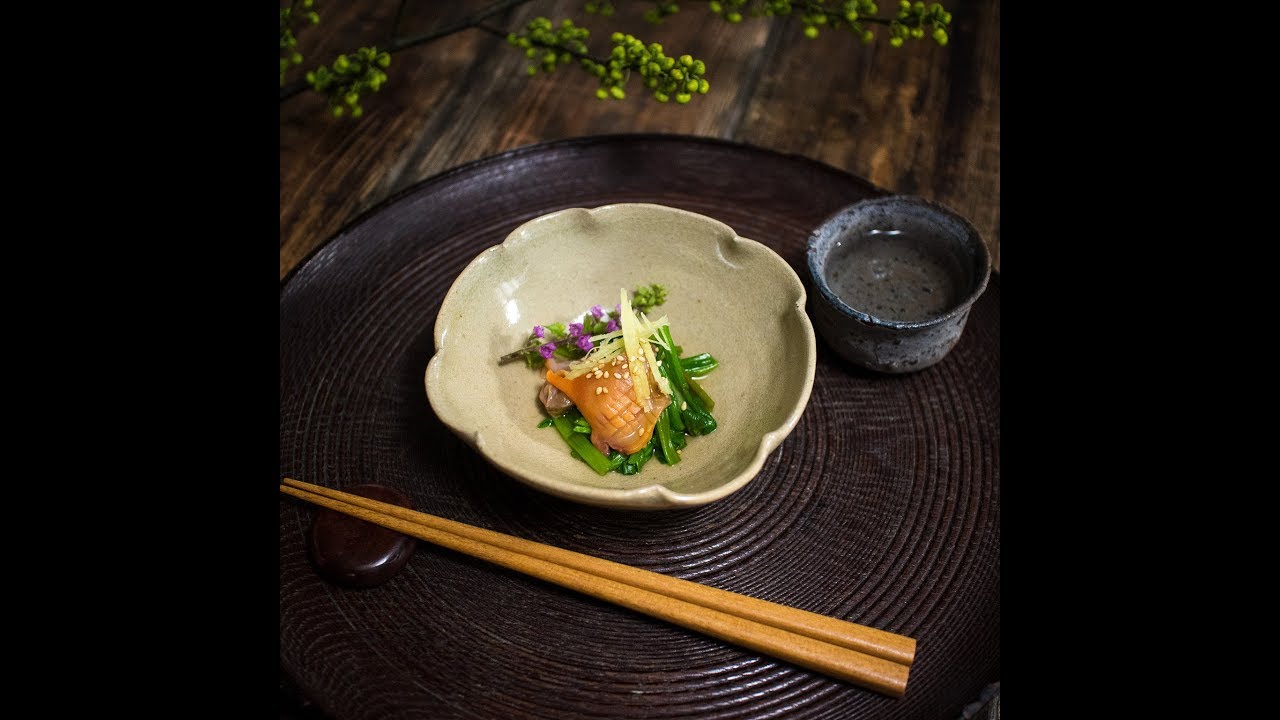 さっぱりシャキシャキの贅沢おつまみ 赤貝とセリの土佐酢和え 和食のレシピ集 Youtube