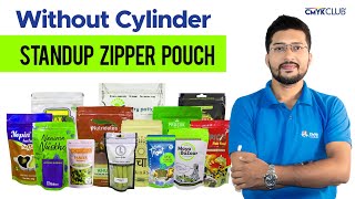 without cylinder pouch printing | standy pouch | Standup Pouch Printing without cylinder | cmyk club