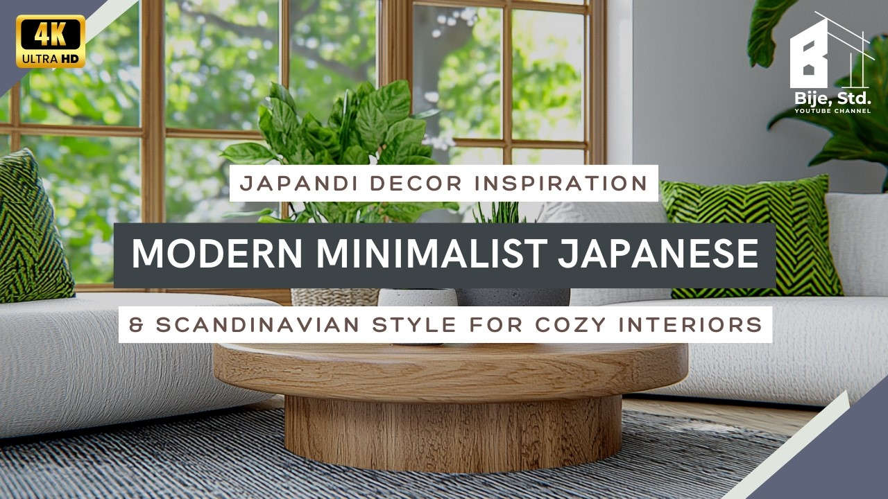 Japandi Decor Inspiration: Modern Minimalist Japanese & Scandinavian Style for Cozy Interiors