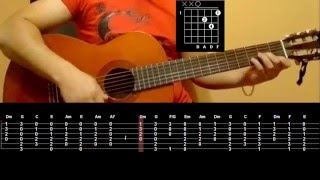 Video thumbnail of "Como tocar Ya lo sé que tú te vas Juan Gabriel Tutorial Guitarra"