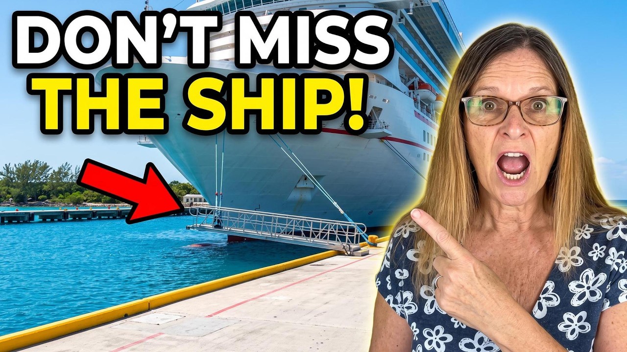 What Happens If You MISS Your Cruise Ship? 5 RULES to Never Get Left Behind