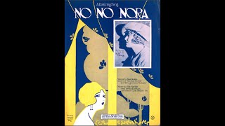 洋楽 NORa No No Nora (1923) - YouTube