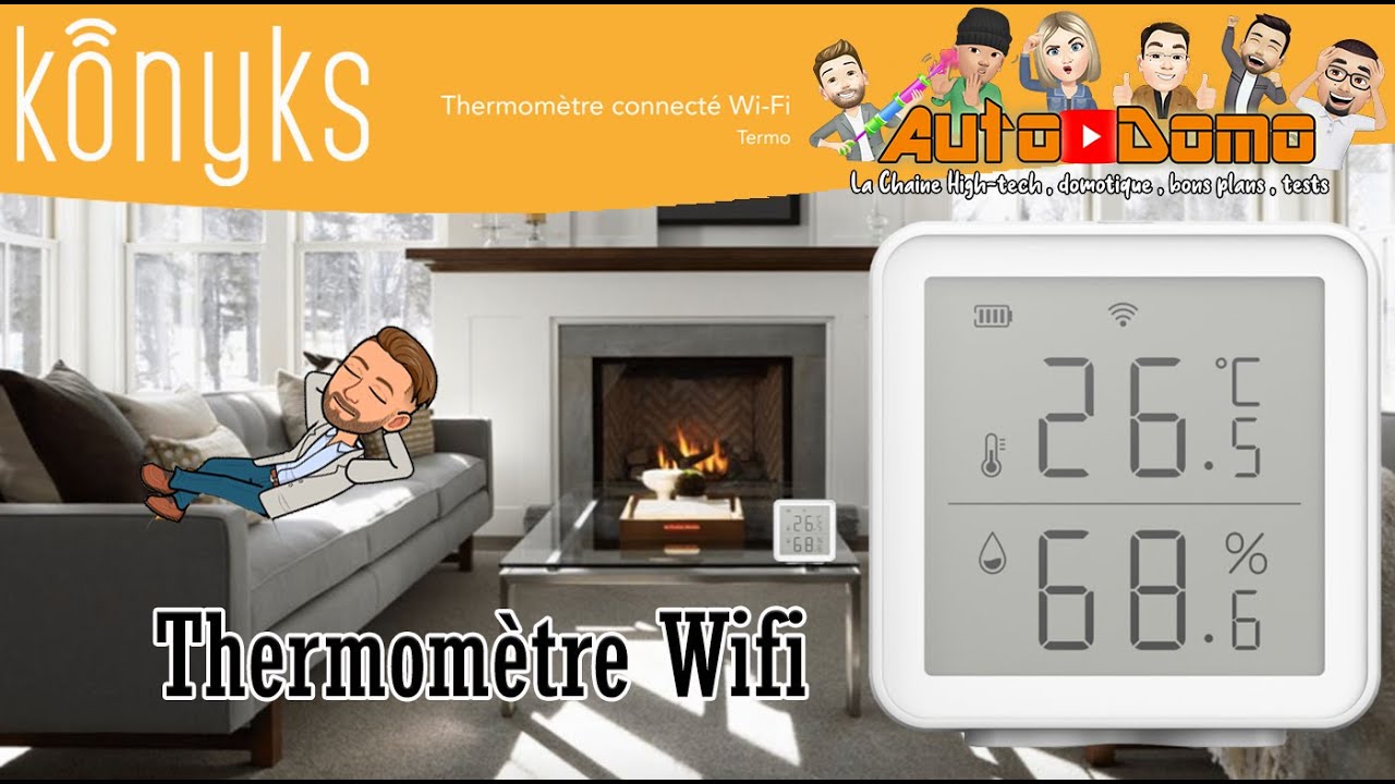 Thermomètre wifi tuya