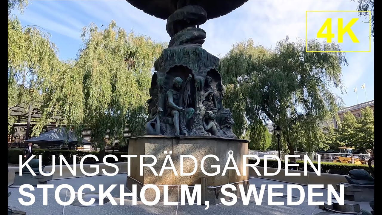 STOCKHOLM | Kungsträdgården | 4K Walk