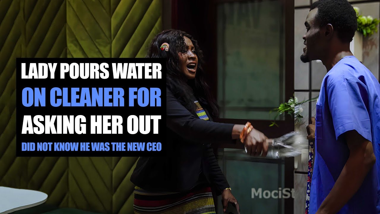 Женщина облила уборщика водой за то, что он пригласил её на свидание, не зная, что он новый генер...