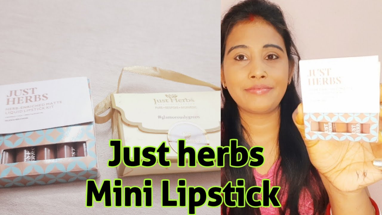 Just herbs Mini Lipstick/Liquid Lipstick/Matte Lipstick/Just Herbs