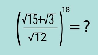 Spain l Can you simplify l nice radical problem,easy and tricky solution
