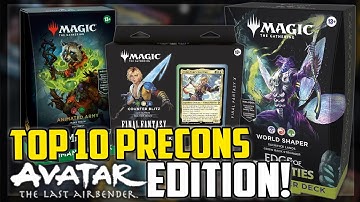 Top 10 beste Precon-decks voor Commander! (Avatar: Laatste Airbender-update!) - Magic: The Gathering