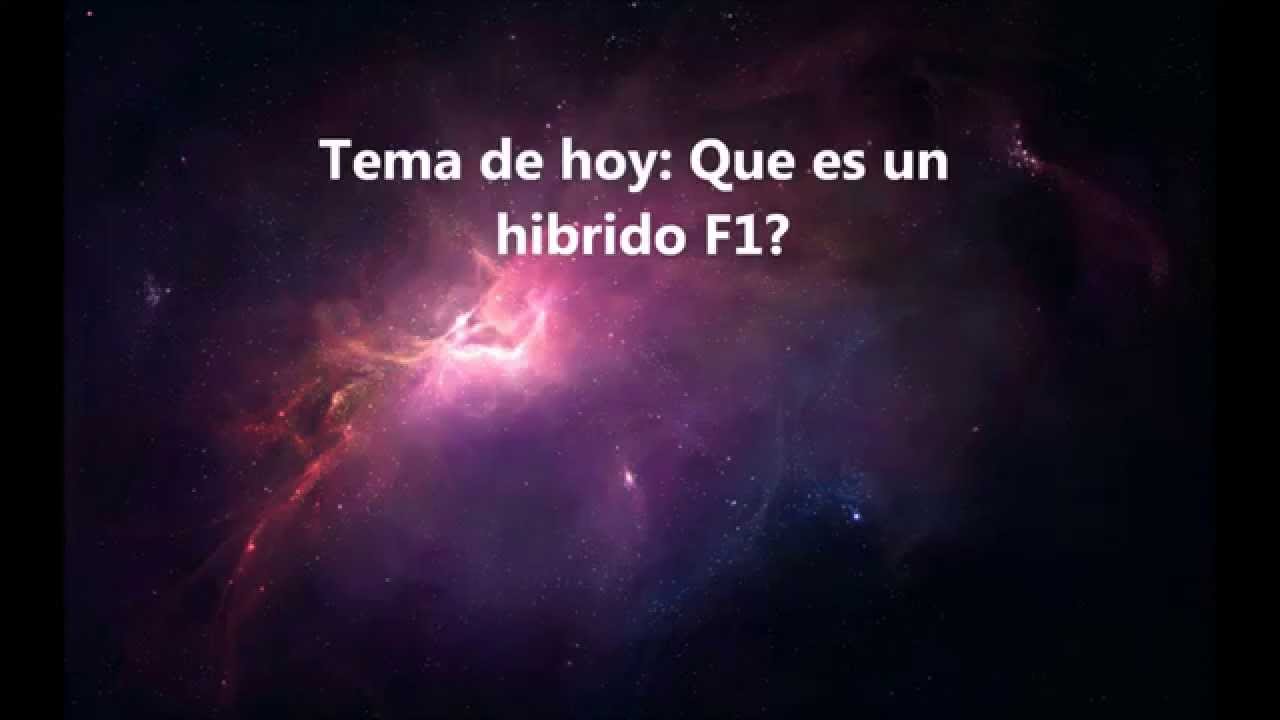 Que son semilla hibrida F1?