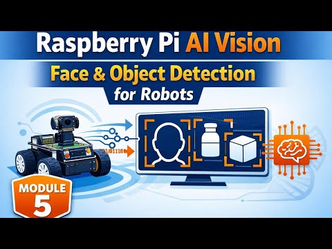 Raspberry Pi AI Vision: Face & Object Detection for Robots | Module 5.4