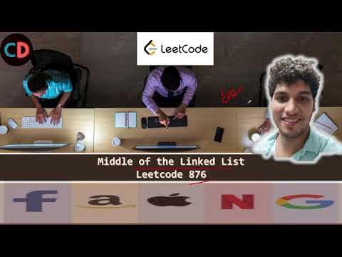 Middle of the Linked List | Leetcode 876 | Live coding session 🔥🔥🔥 | 2 ...