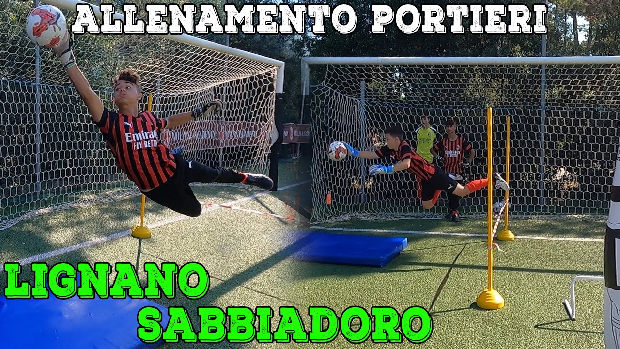 Allenamento portieri a Lignano Sabbiadoro | AC Milan Academy Junior Camp