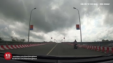 Buổi sáng trên cầu Cái Tư (Gò Quao - Kiên Giang) | Kiên Giang News