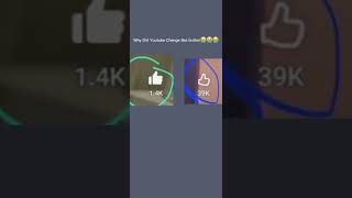 #Why did Youtube Change like button😭😭😭