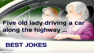 BEST JOKES . A State Police Officer sees a car puttering along at ...