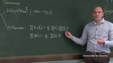 "Language and semantics of classical logic" - UNIT 1: CLASSICAL PROPOSITIONAL LOGIC