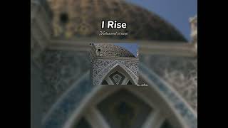 I Rise- Muhammad al muqit/vocals only/sped up/8d Audio