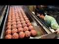 하루 2000개 팔리는 수제떡갈비? 평일에도 줄서서 먹는 육즙 가득 수제 떡갈비집┃Amazing Giant Meatballs, Korean street food