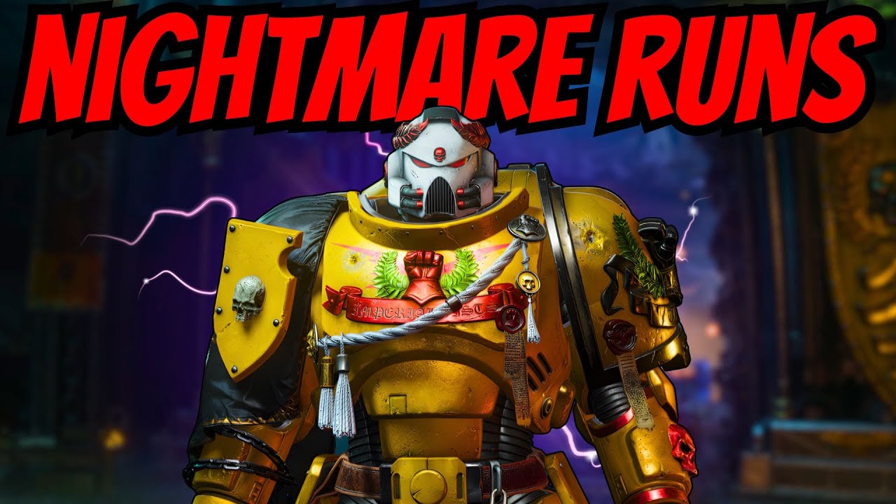 New Community Event and NIGHTMARE Difficulty True Solo Runs in the Space Marine Game Sequel